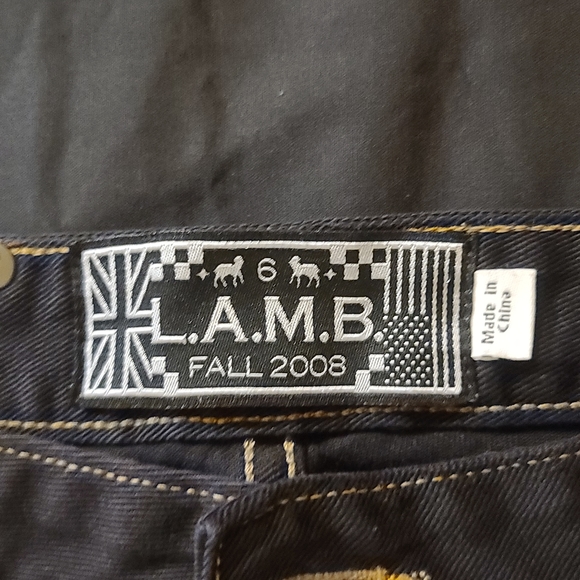 L.A.M.B. Full Back Zip Jeans - Picture 13 of 16